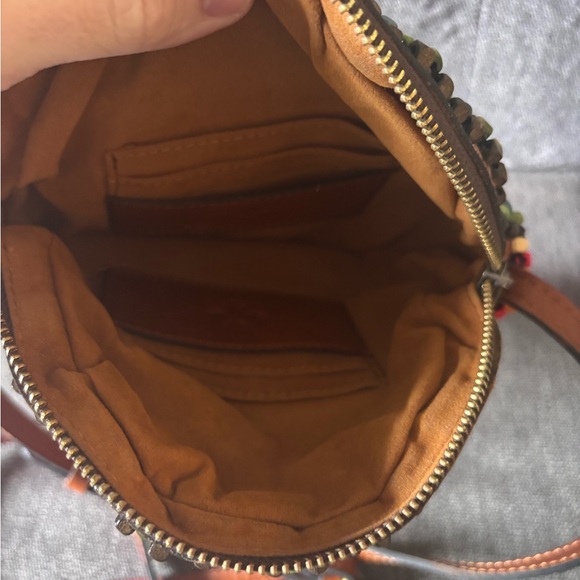 Patricia Nash Multicolor Beaded Round Crossbody Bag - Picture 3 of 6